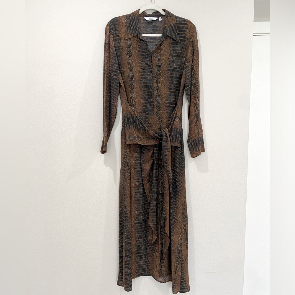 & Other Stories Tie Belt Dress